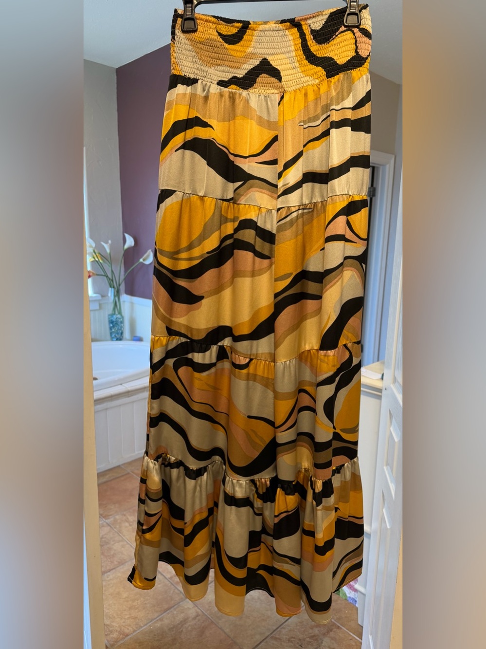SugarLips Abstract Pants Gold, Black, Rose Gold